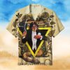 U.S. Navy Veterans Custom Name Camouflage Hawaiian Shirt