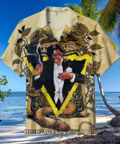 Alice Cooper Welcome To My Nightmare Album Hawaiian Shirt