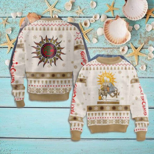 Alice In Chains Rock Band The Nona Tapes 2024 Christmas Ugly Sweater