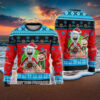 Slayer Band Sleigher Rock And Roll Santa Claus Christmas Party Knitted Ugly Christmas Sweater