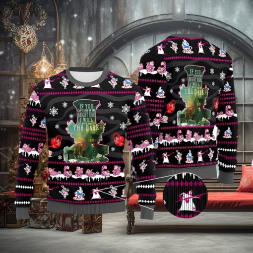 Alice In Wonderland Ugly Christmas Sweater Mad Hatter Cheshire Cat Tea Party Ugly Sweater