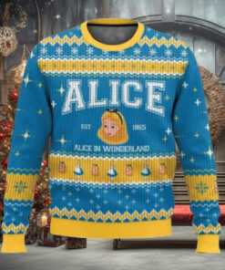 Alice in Wonderland Ugly Sweater