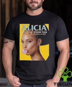 Alicia Keys Music Shirt World Tour 2023 T Shirt Summer Fan Classic