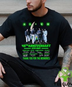 Alien 45th anniversary 1979 2024 characters thank You for the memories Shirt