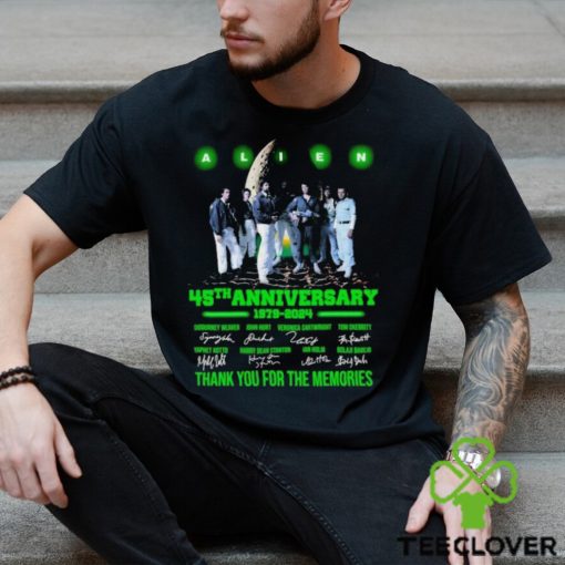 Alien 45th anniversary 1979 2024 characters thank You for the memories Shirt