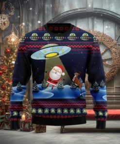 Alien And Santa Knitting Pattern Christmas Ugly Sweater