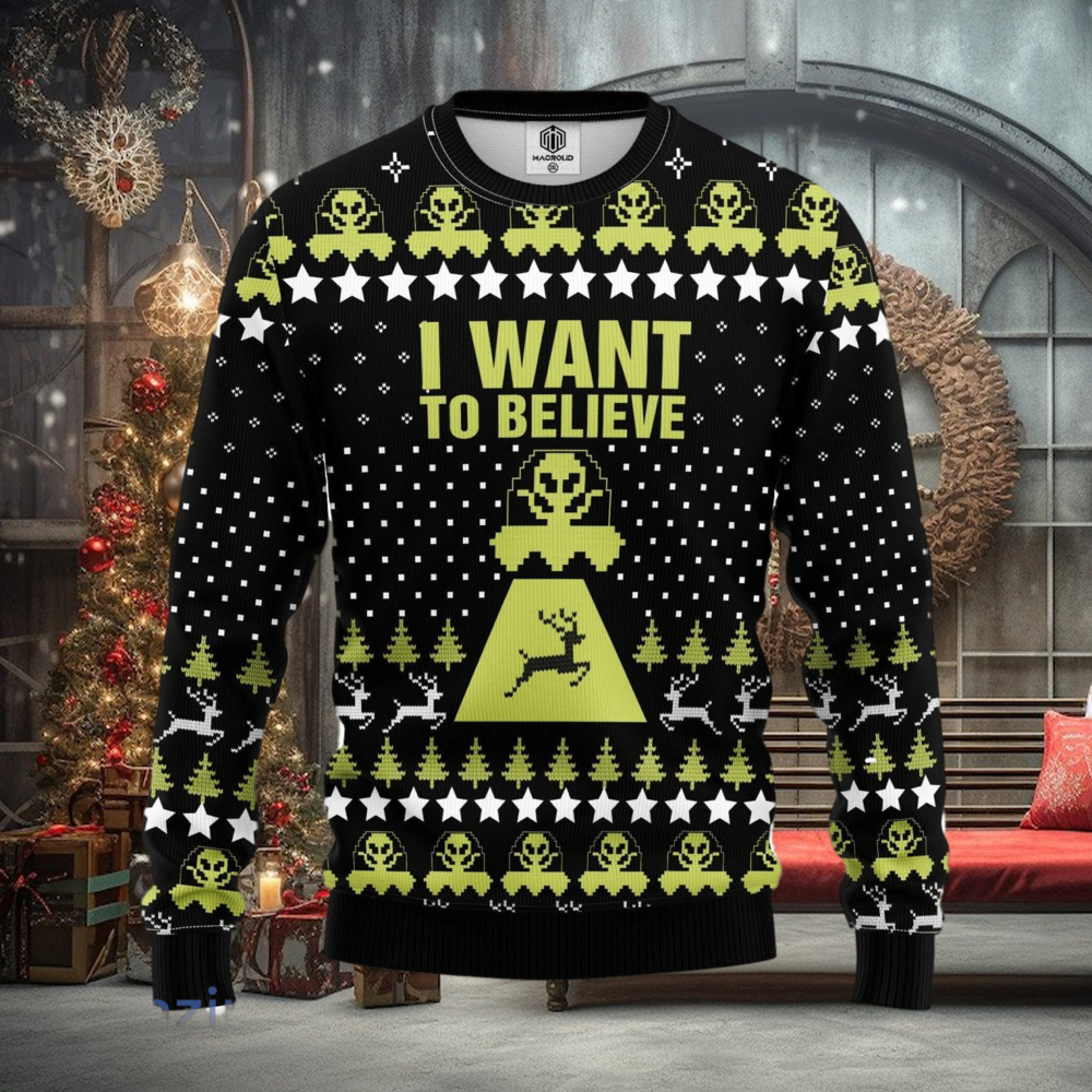 Alien Believe Ugly Christmas Sweater Amazing Gift Men And Women Christmas Gift Alien Believe Ugly Christmas Sweater Amazing Gift Men And Women Christmas Gift
