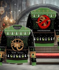 Alien Facehugger Ugly Sweater