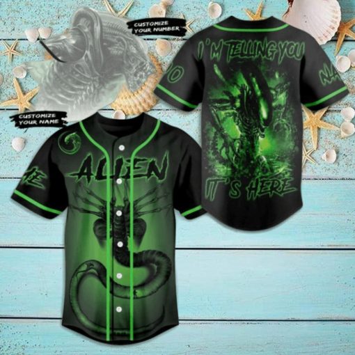 Alien I’m Telling You… It’s Here Custom Baseball Jersey