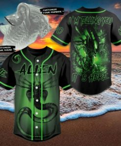 Alien I’m Telling You… It’s Here Custom Baseball Jersey