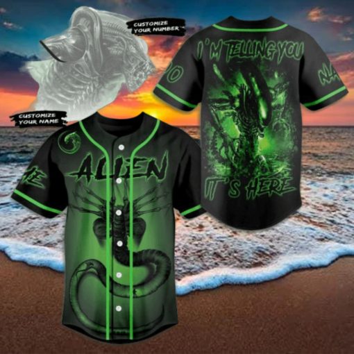 Alien I’m Telling You… It’s Here Custom Baseball Jersey