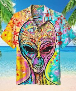 Alien Painting Hawaiian Shirt