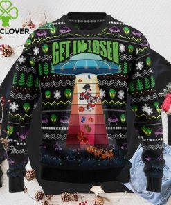 Alien Ugly Christmas Sweater, Get In Loser