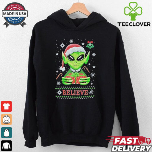 Alien believe Christmas shirt