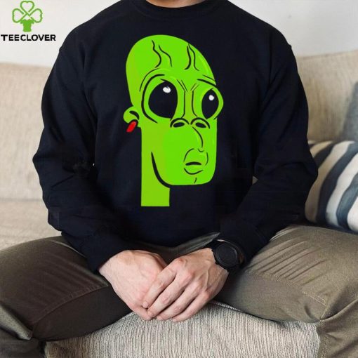 Alien pixel art shirt