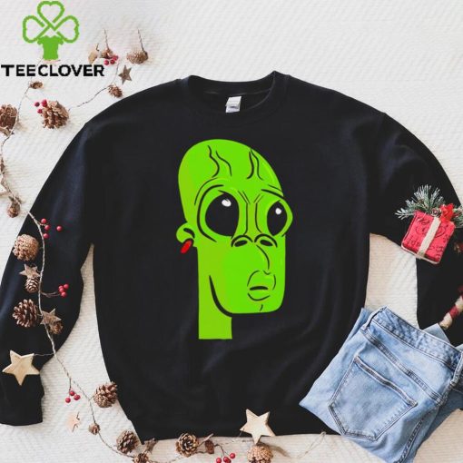 Alien pixel art shirt