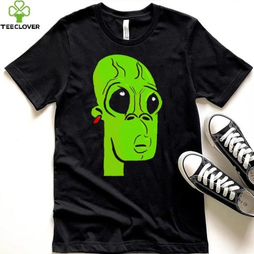Alien pixel art shirt