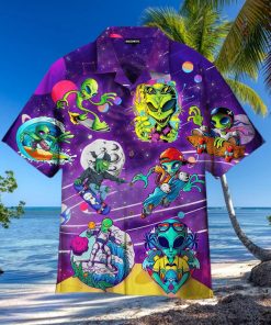 Aliens Summer Hawaiian Shirt
