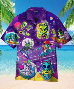 Aliens Summer Hawaiian Shirt