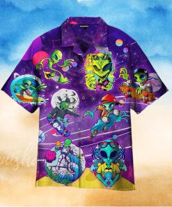 Aliens Summer Hawaiian Shirt