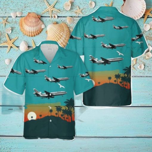 Alitalia (Continental Airlines) McDonnell Douglas DC 10 30 Hawaiian Shirt Beach Shirt For Men Women