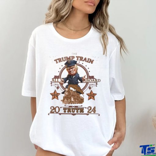 All Aboard the Trump Train 2024 hoodie, sweater, longsleeve, shirt v-neck, t-shirt