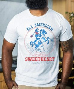 All American Cowgirl Sweetheart Club 4Th Of July Western T Shirt 1 All American Cowgirl Sweetheart Club 4Th Of July Western T Shirt