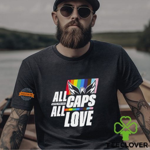 All Capital Pride 2024 Caps All Love Shirt