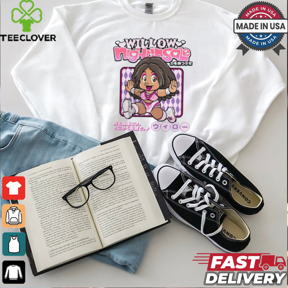 All Elite Wrestling Willow Nightingale The Girl With The Power Kids T Shirt All Elite Wrestling Willow Nightingale The Girl With The Power Kids T Shirt