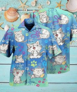 All I Need Is Love And A Lovely Cute Cat Hawaiian Shirt