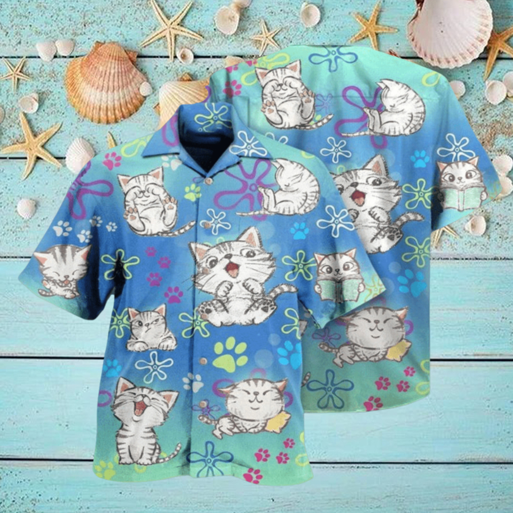 All I Need Is Love And A Lovely Cute Cat Hawaiian Shirt All I Need Is Love And A Lovely Cute Cat Hawaiian Shirt