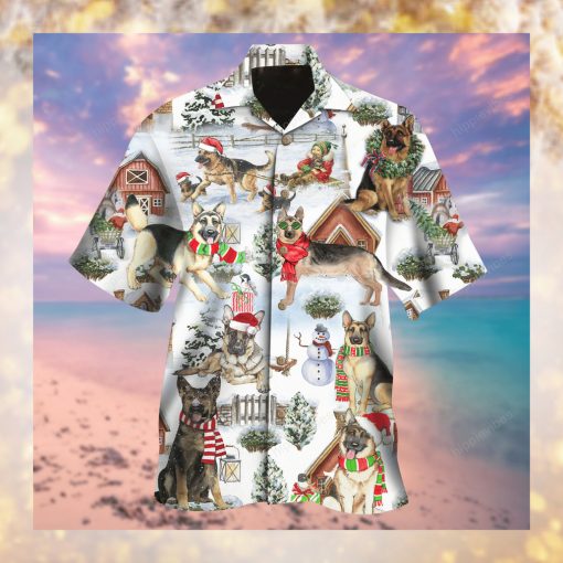 All I Want For Christmas Are German Shepherds Hawaii Shirt