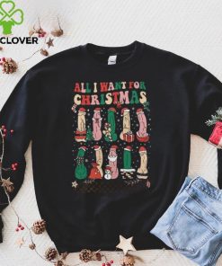 All I Want For Christmas Dirty Santa T Shirt