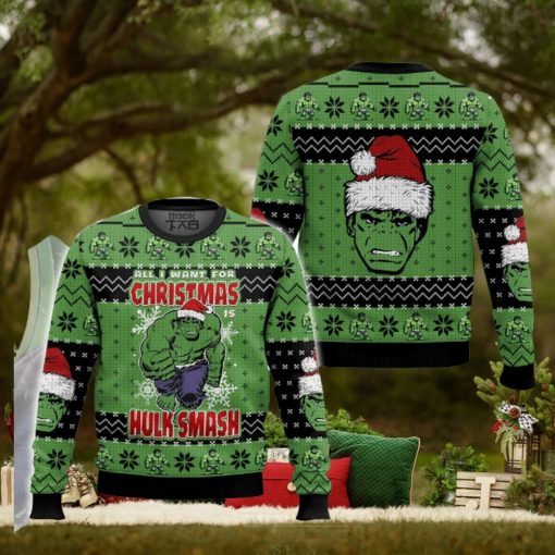 All I Want For Christmas Hulk Man Ugly Sweater