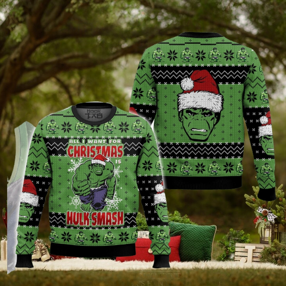 All I Want For Christmas Hulk Man Ugly Sweater All I Want For Christmas Hulk Man Ugly Sweater