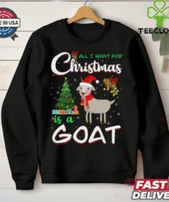 All I Want For Christmas Is A Goat shirt