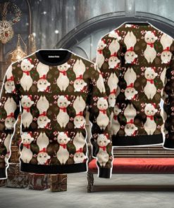 All I Want For Christmas Is A Llama Pattern Christmas Unisex Ugly Sweater