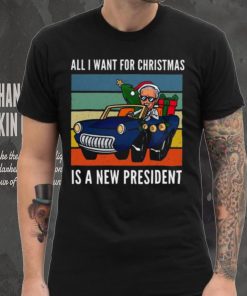 All I Want For Christmas Is A New President Art Graphic Shirt