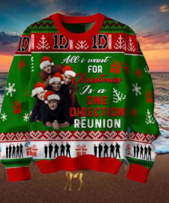 All I Want For Christmas Is A One Direction Reunion Chirstmas Gifts 2024 Xmas For Family And Friends Ugly Sweater