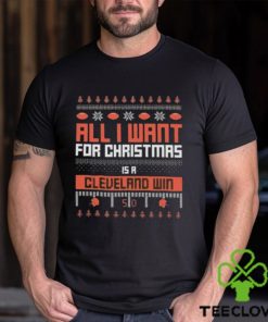 All I Want For Christmas Is An Cleveland Browns Win T Shirt 1 All I Want For Christmas Is An Cleveland Browns Win T Shirt