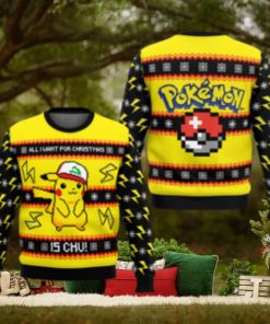 All I Want For Christmas Is CHU! Ugly Christmas Sweater