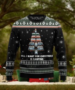 All I Want For Christmas Is Camping Ugly Christmas Sweater