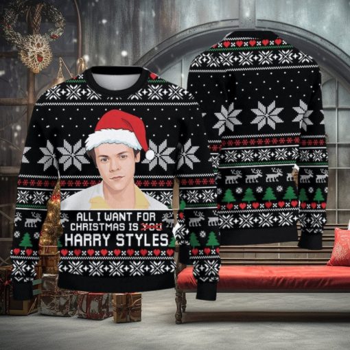 All I Want For Christmas Is Harry Style Ugly Christmas Sweaters