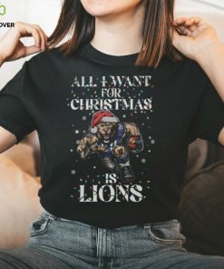 All I Want For Christmas Is Lion Thoodie, sweater, longsleeve, shirt v-neck, t-shirt