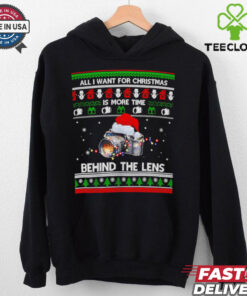 All I Want For Christmas Is More Time Behind The Lens shirt
