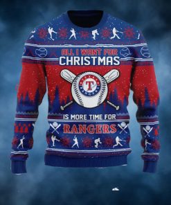 All I Want For Christmas Is More Time For Rangers Ugly Christmas Sweater