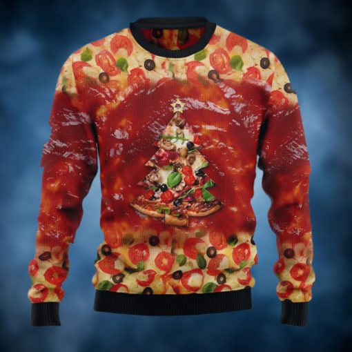 All I Want For Christmas Is Pizza Ugly Christmas Sweater