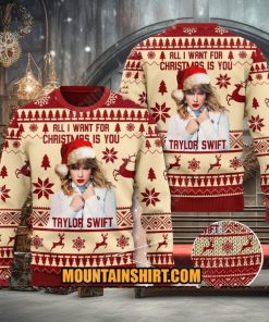 All I Want For Christmas Is Taylor Swift 3D Ugly Sweater