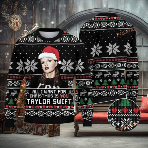 All I Want For Christmas Is Taylor Swift Best Funny Ugly Sweater