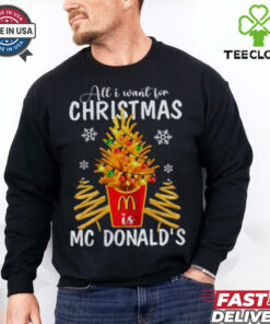 All I Want For Christmas MC Donald's Shirt